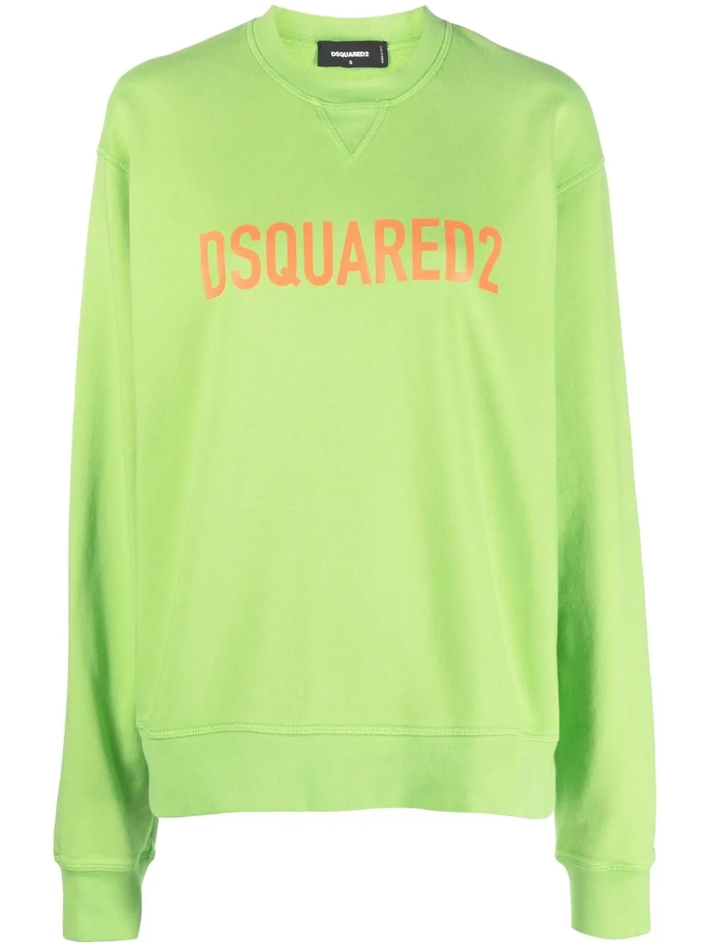 Dsquared2 Logo Embroidered Sweatshirt In Green