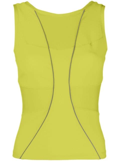 There Was One mesh-inserts tank top