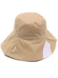 Ally Capellino Shade stripe-print bucket hat - Brown