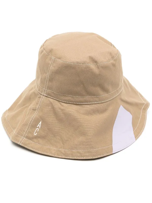 Ally Capellino Shade stripe print Bucket Hat Farfetch