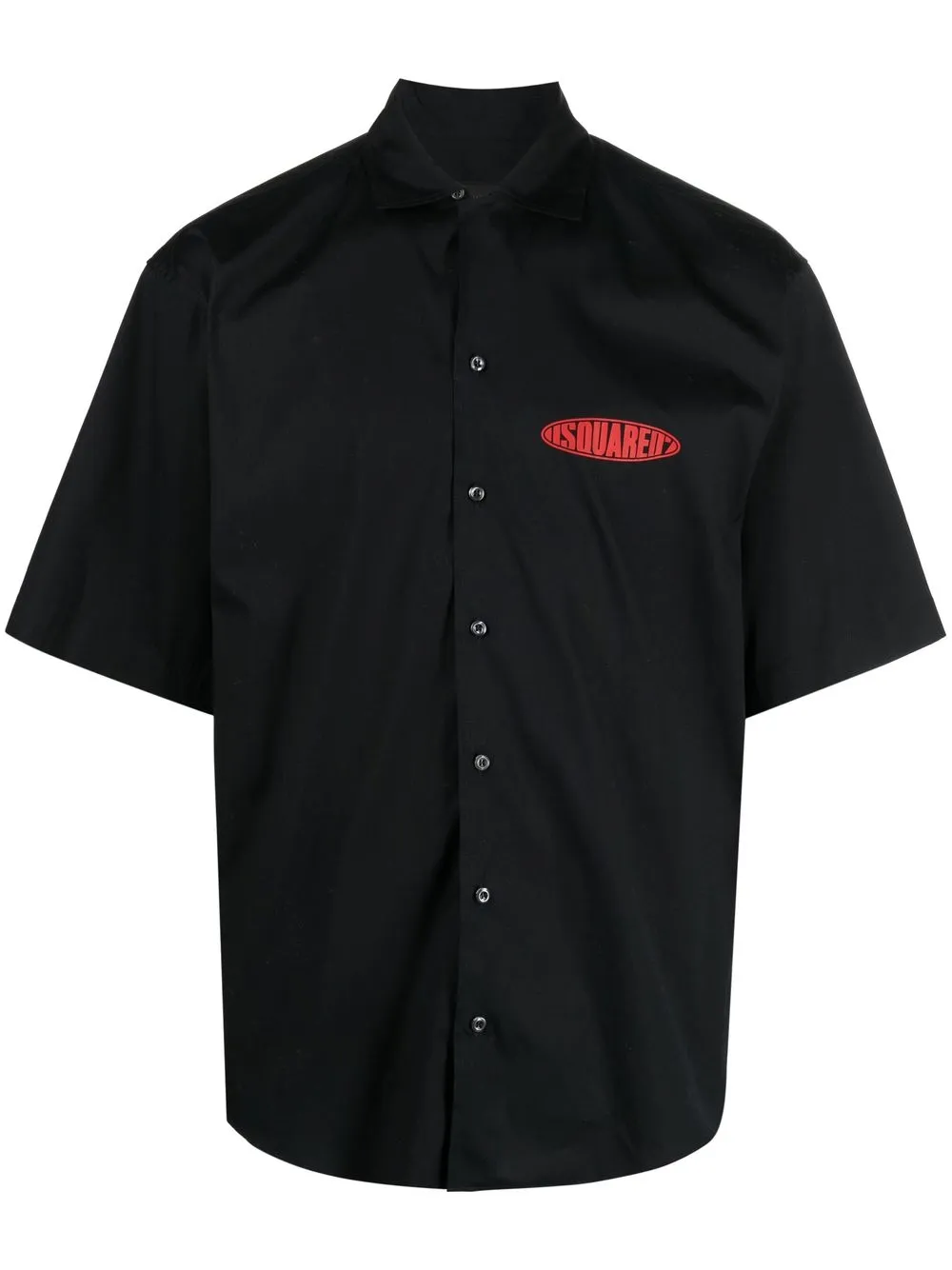 

Dsquared2 logo print short sleeve shirt - Black