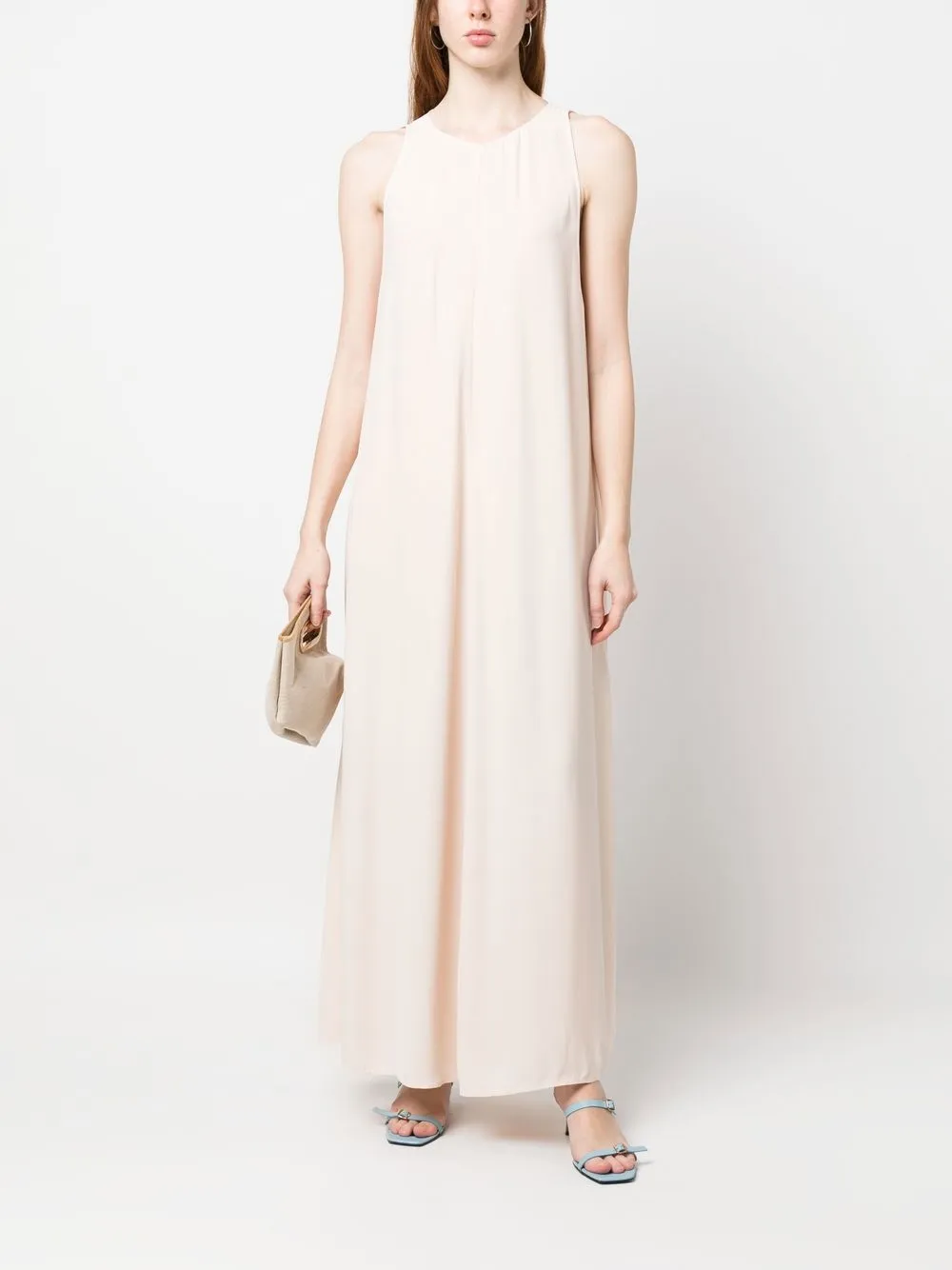 Forte Forte Mouwloze maxi-jurk - Beige