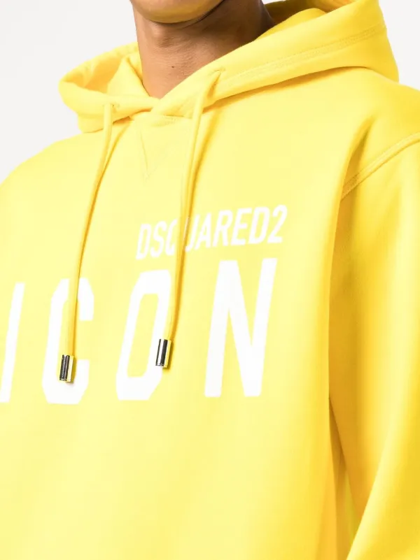 Dsquared2 yellow hoodie new arrivals