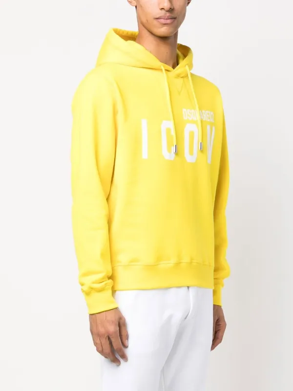 Dsquared2 store yellow hoodie