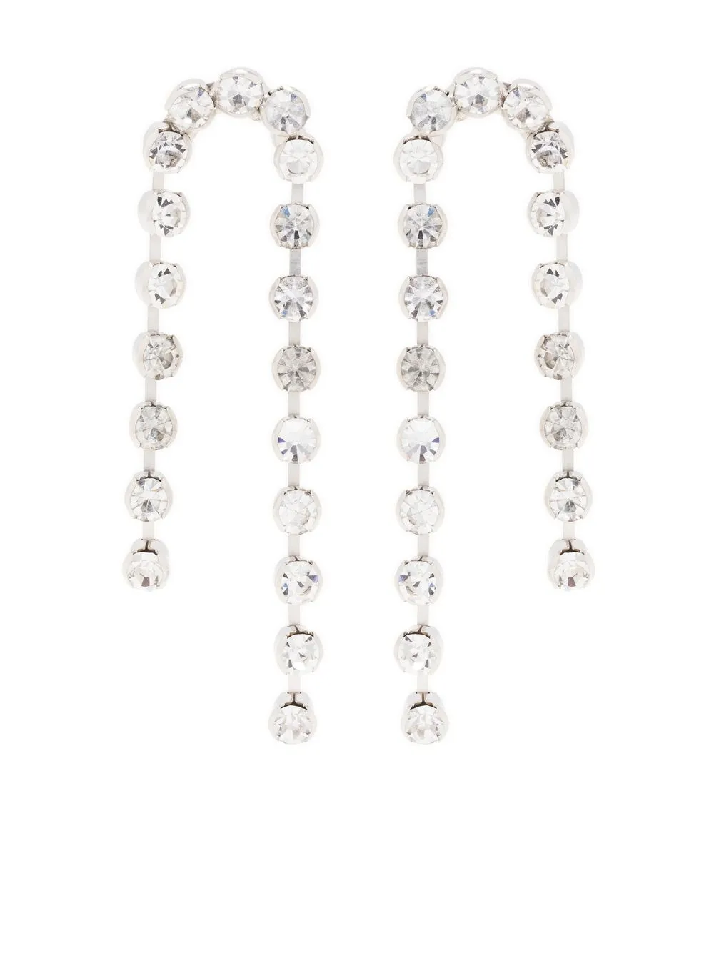 

Forte Forte crystal-embellished drop earrings - Silver