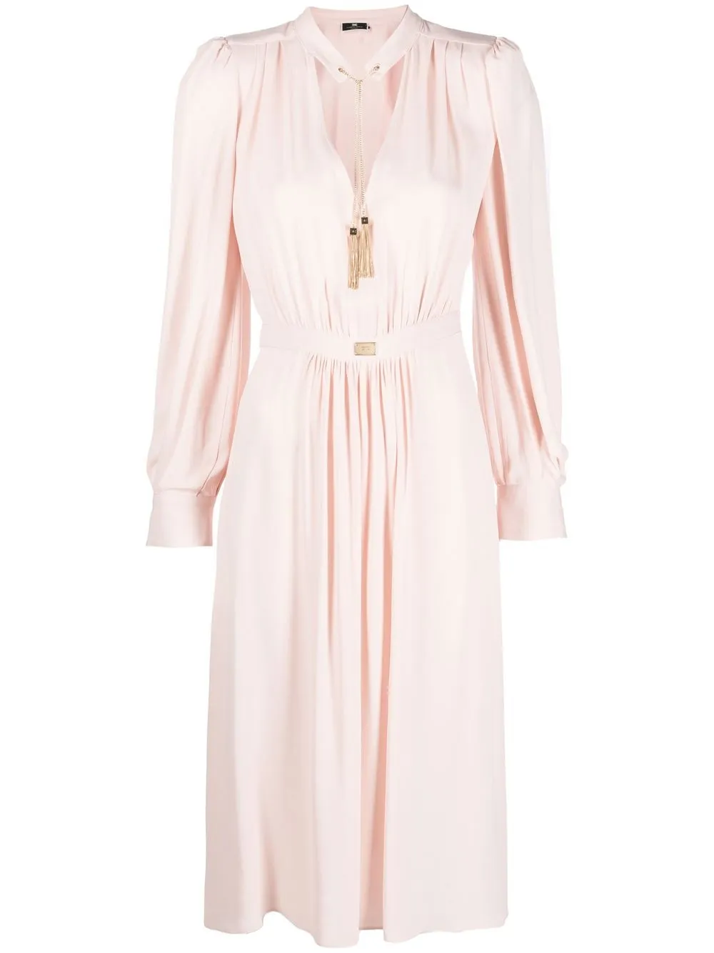 

Elisabetta Franchi tassel-detail midi dress - Pink