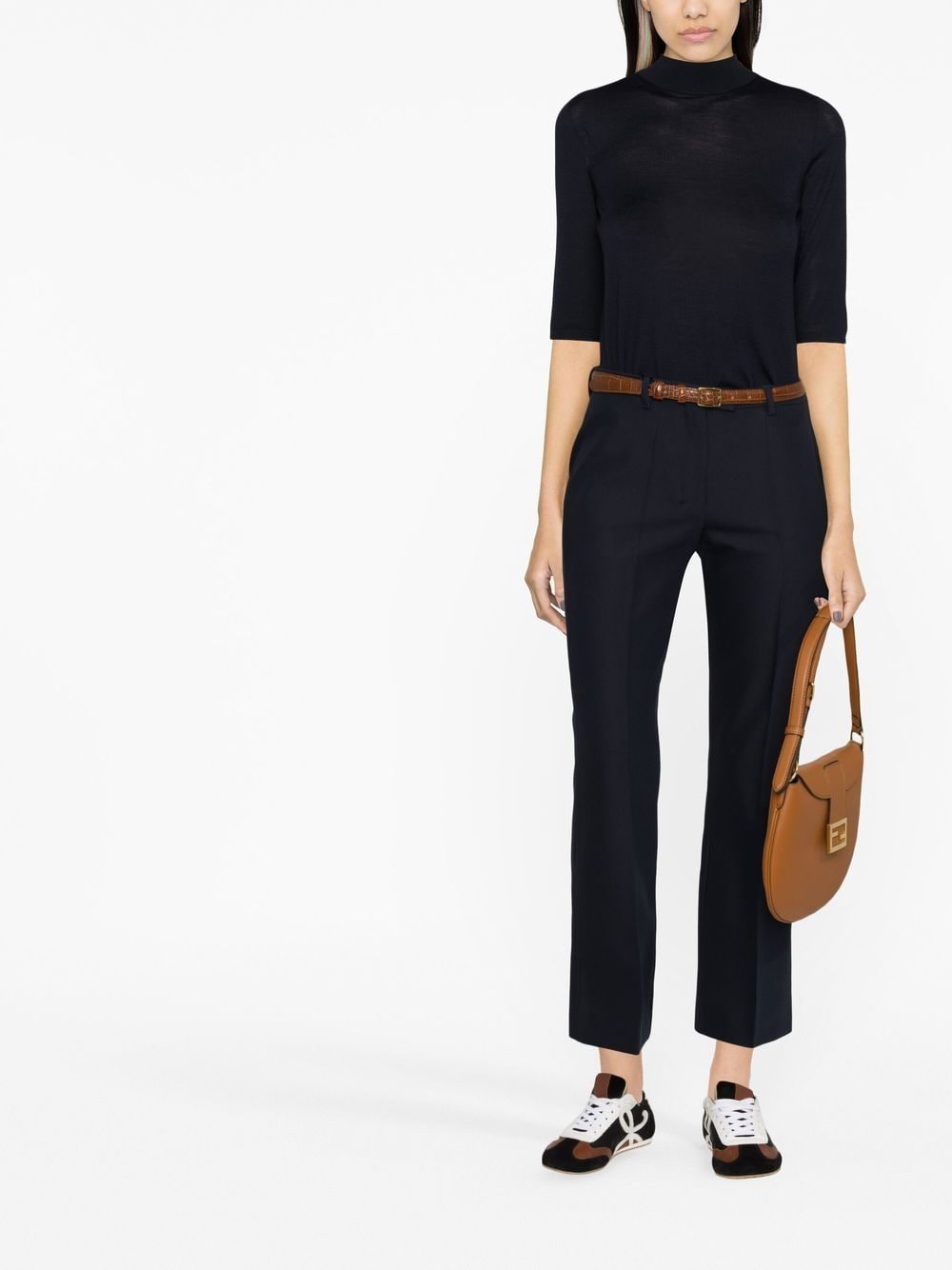 Shop 's Max Mara Dart-detail Tailored Trousers In Blue