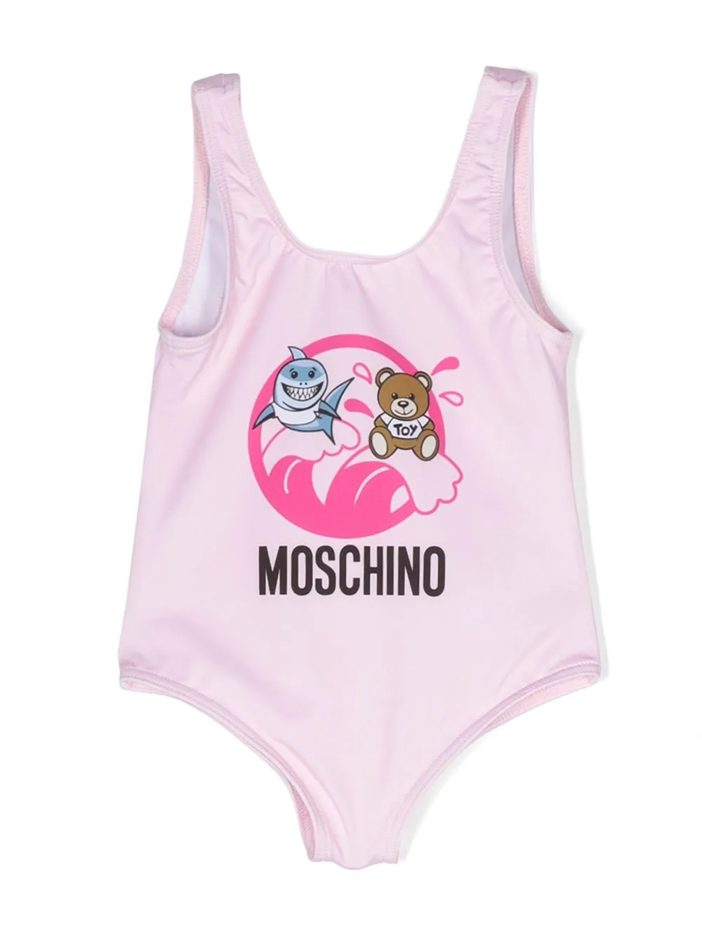 

Moschino Kids graphic-print swimsuit - Pink