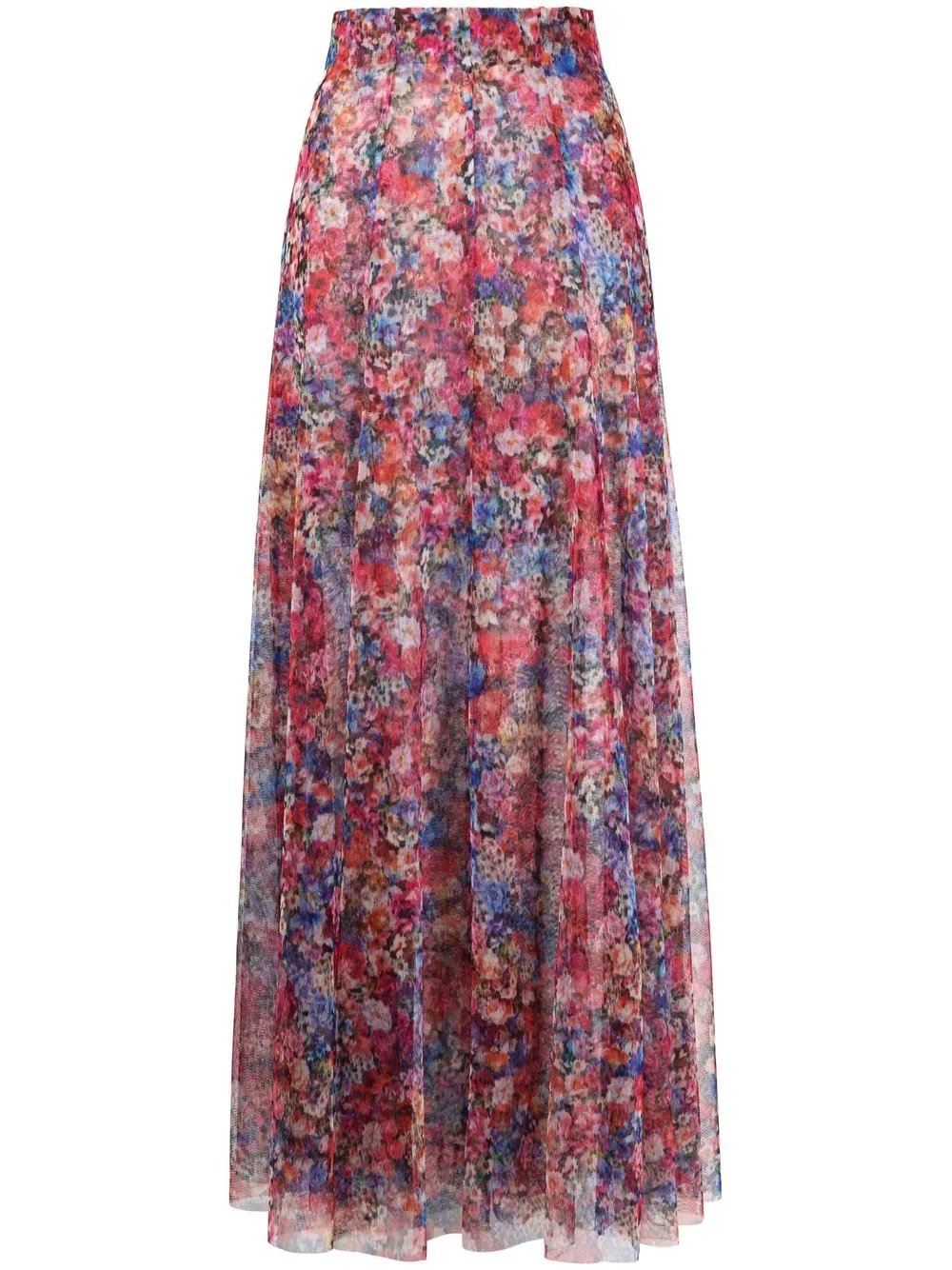 

Philosophy Di Lorenzo Serafini floral-print pleated maxi skirt - Blue