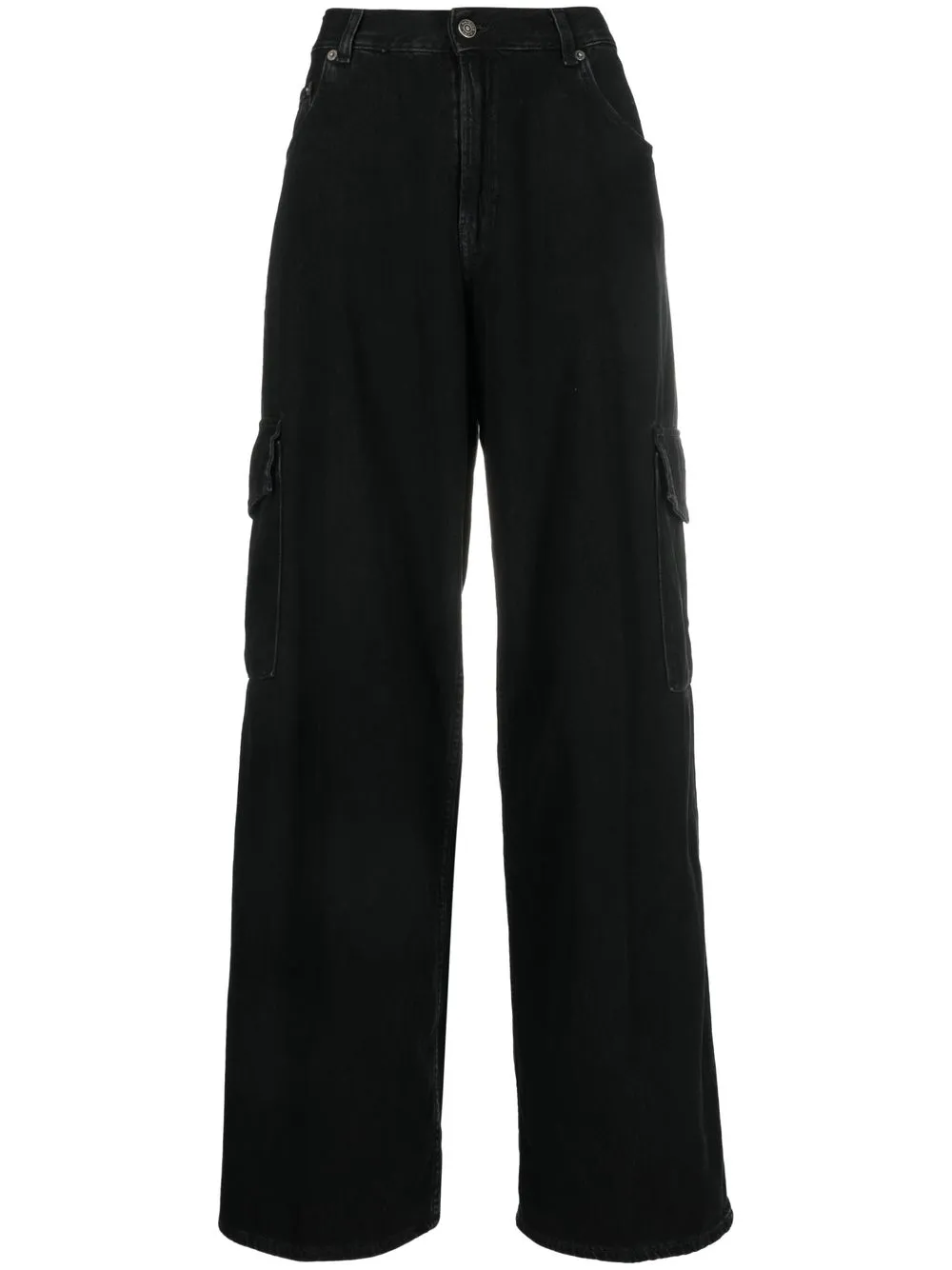 

Haikure cotton cargo trousers - Black