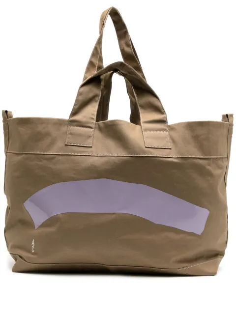 Ally Capellino Gary stripe-print tote bag