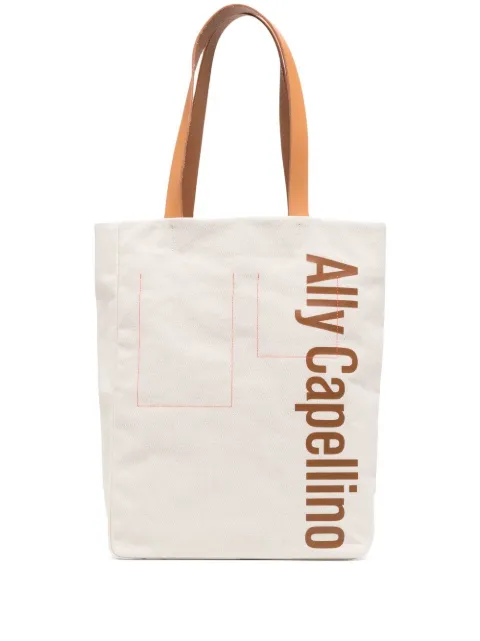 Ally Capellino logo-print tote bag 
