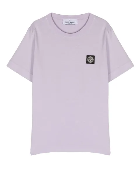 Stone Island Junior - logo-patch short-sleeved T-shirt