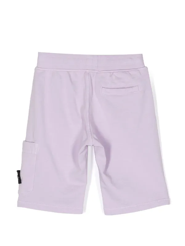 Stone Island Junior トラックショーツ | パープル | FARFETCH JP