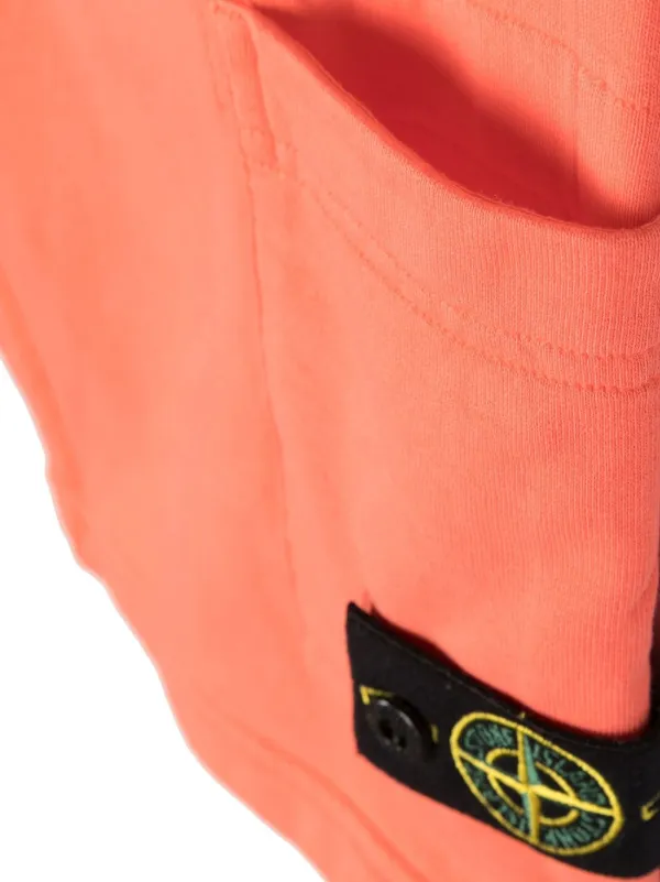 Stone Island Junior トラックショーツ | オレンジ | FARFETCH JP