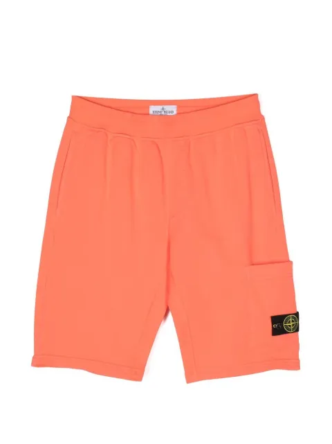 Stone Island Junior 스톤 아일랜드 주니어 로고 패치 트랙쇼츠