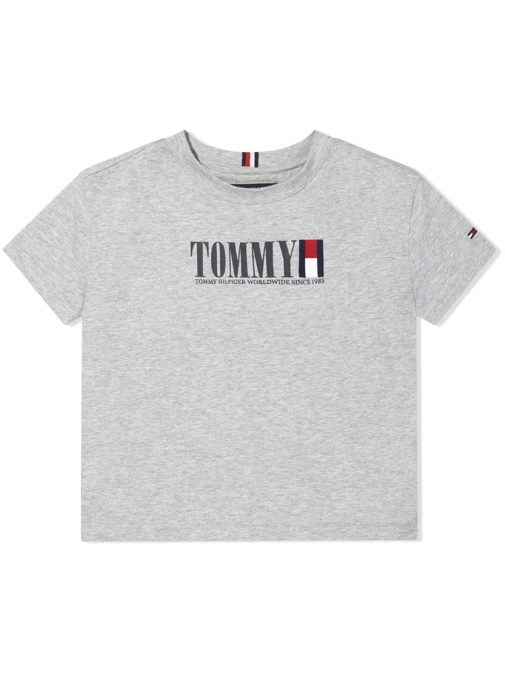 

Tommy Hilfiger Junior logo-print T-shirt - Grey