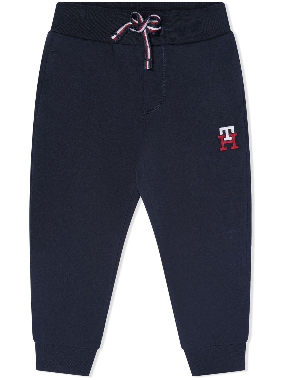 Shop Tommy Hilfiger Junior Three-piece Tracksuit Set In Blue