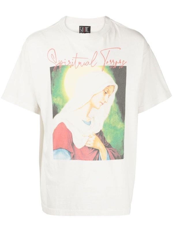 SAINT MXXXXXX graphic-print crew-neck T-shirt - Farfetch