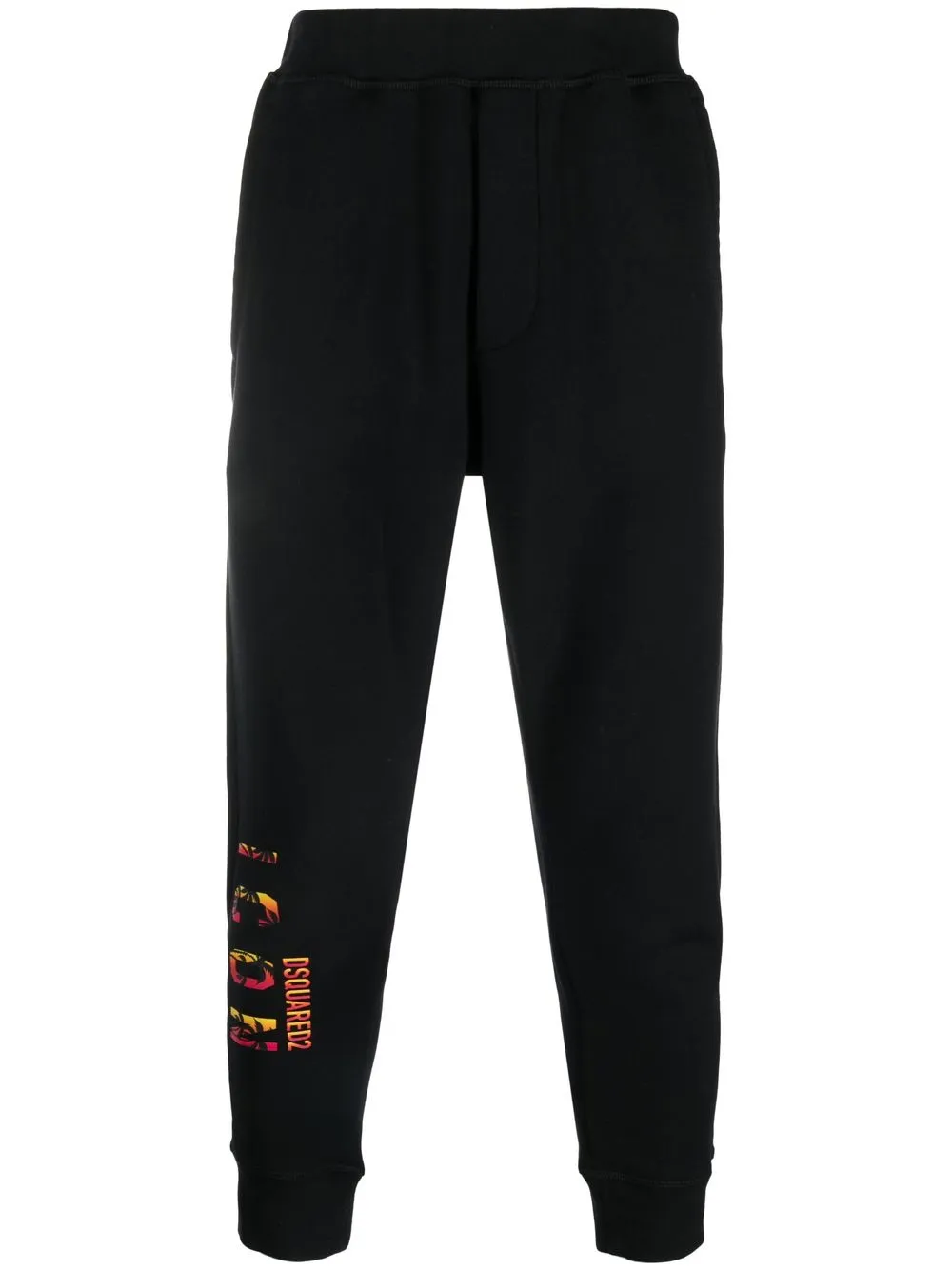 Shop Dsquared2 Icon Logo Detail Track Pants In Black