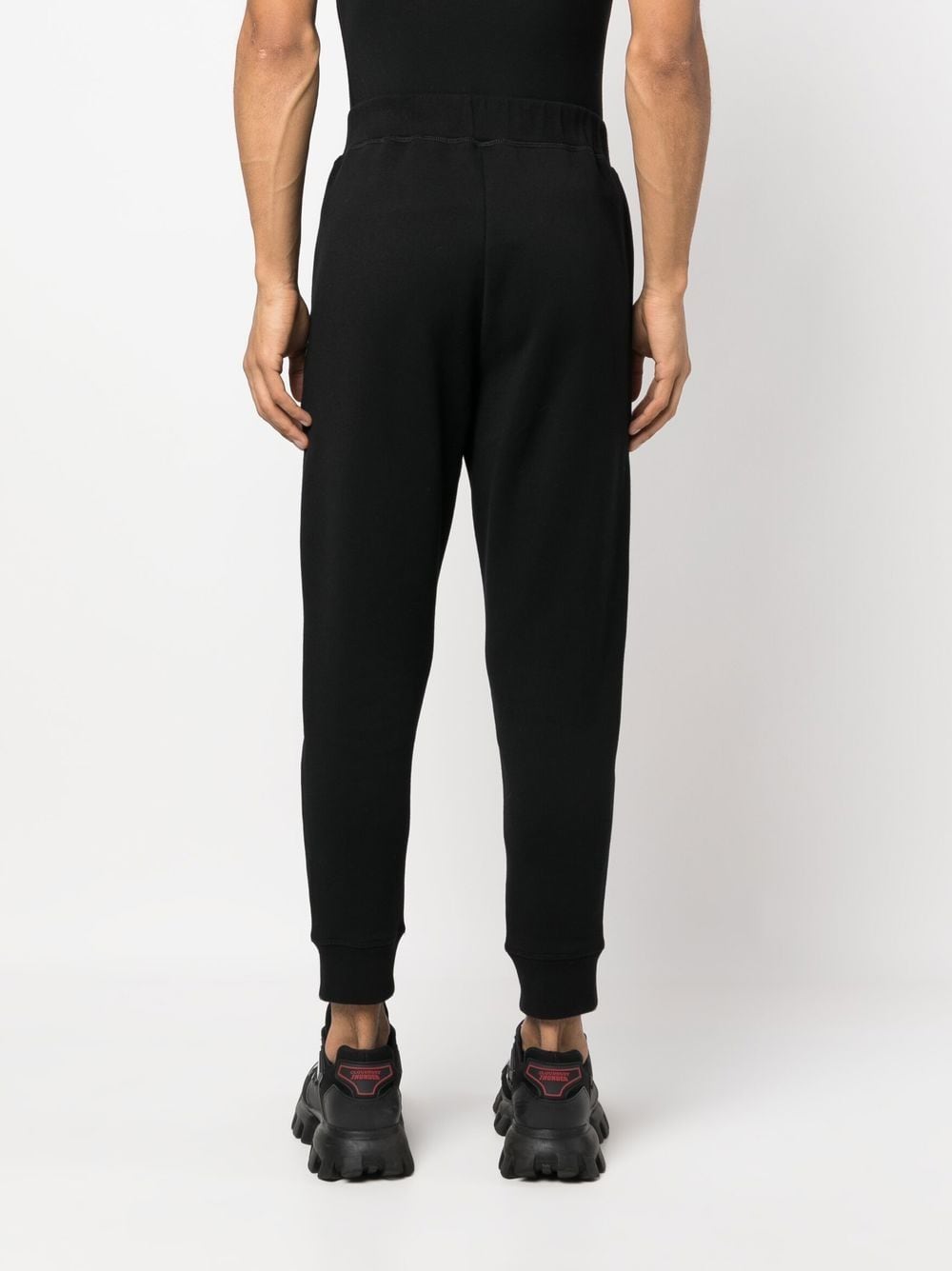 Shop Dsquared2 Icon Logo Detail Track Pants In Black