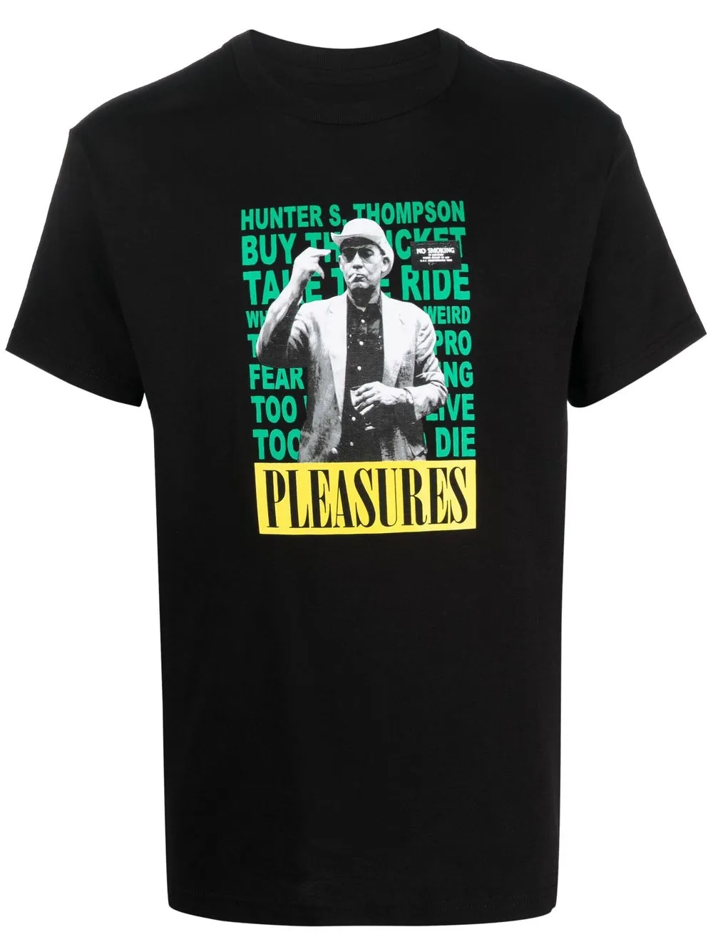 

Pleasures graphic-print T-shirt - Black