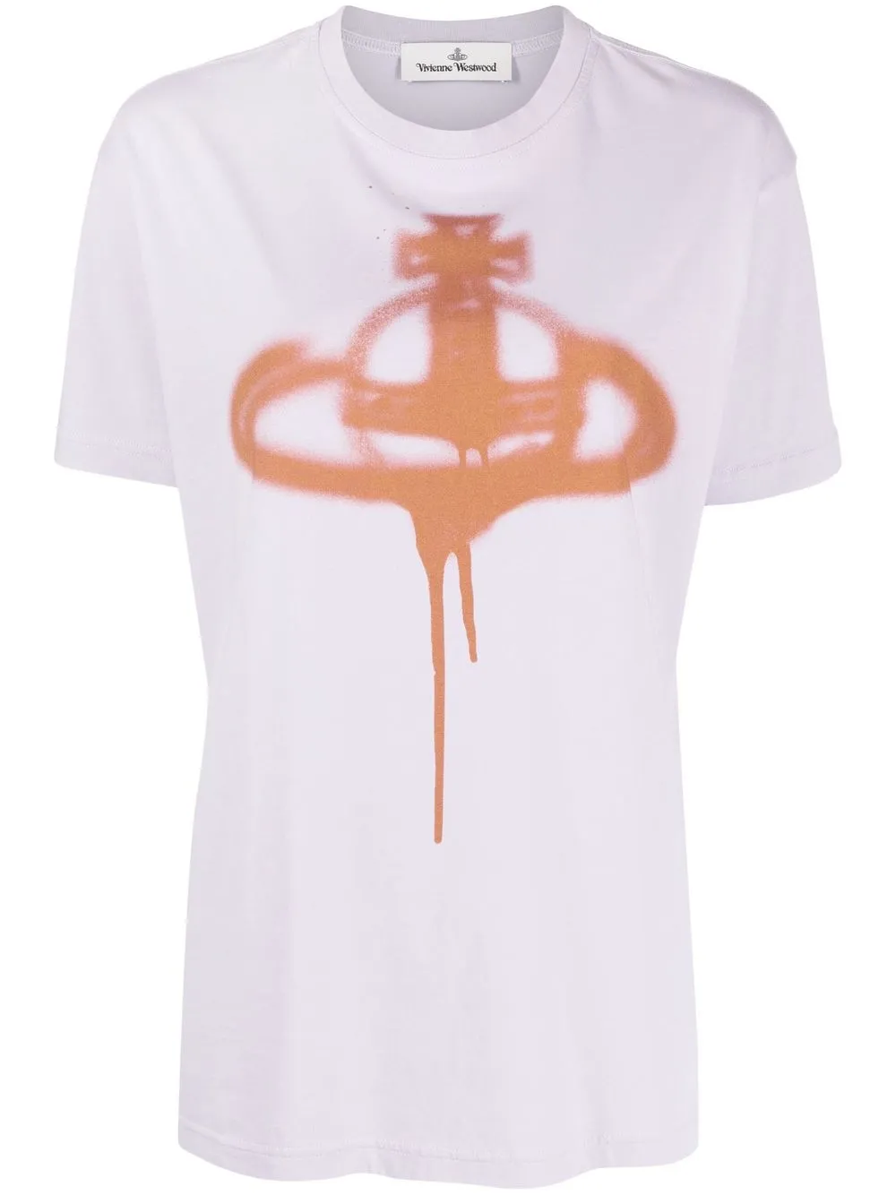 VIVIENNE WESTWOOD ORB SPRAY-PRINT T-SHIRT