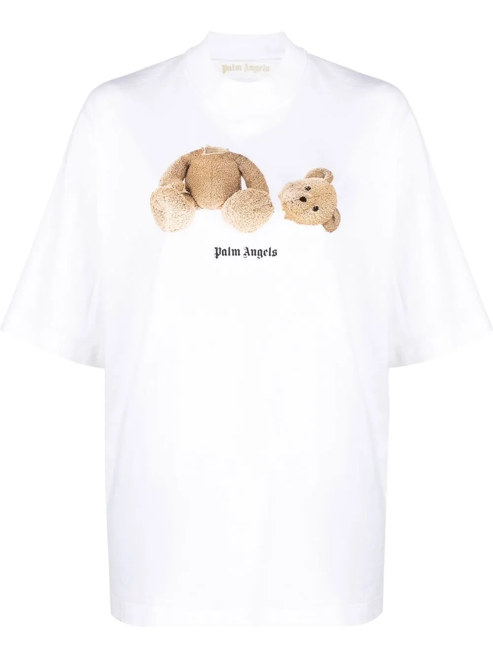 

Palm Angels Bear Loose logo-print T-shirt - White