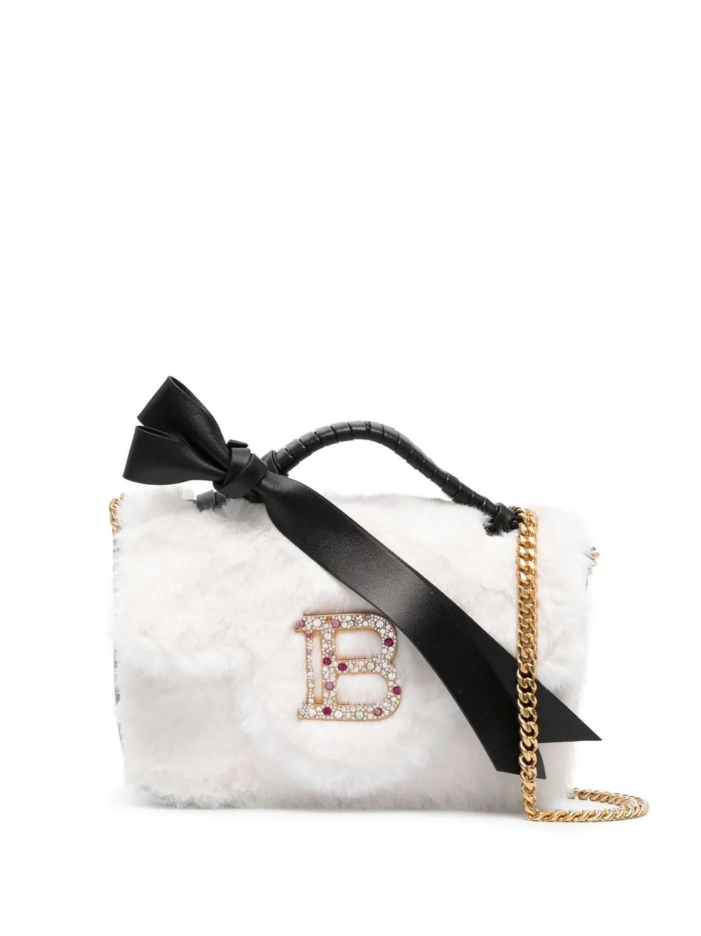 

Balmain Bbuzz mini crossbody bag - White