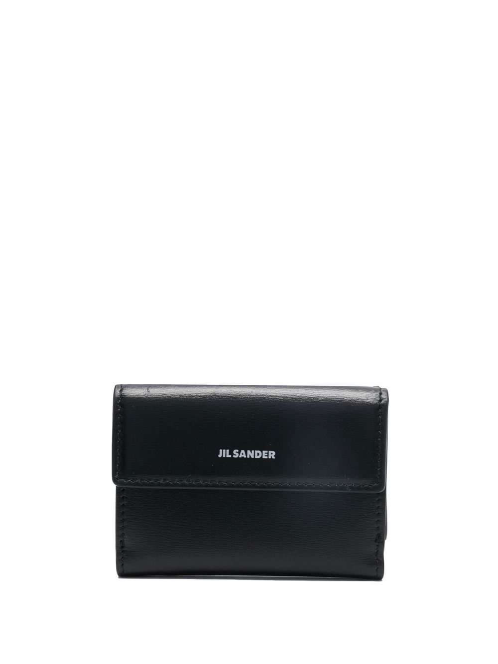 

Jil Sander monedero con logo estampado - Negro