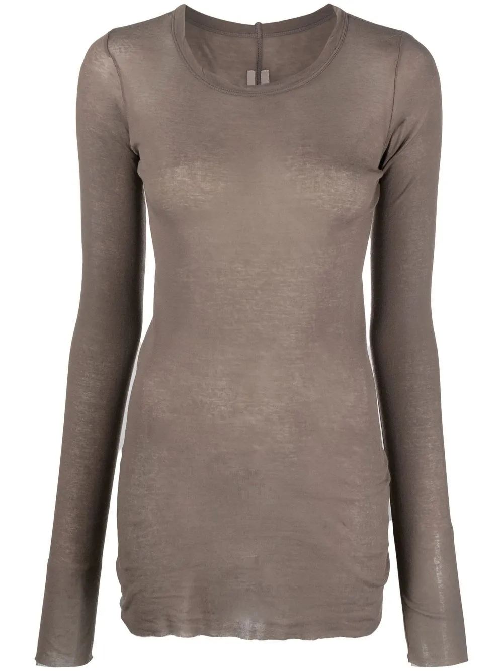 

Rick Owens cotton long-sleeved T-shirt - Brown
