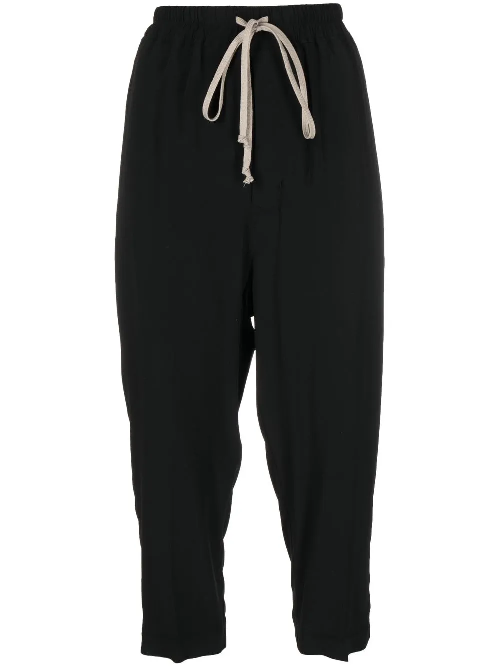 

Rick Owens cropped drawstring trousers - Black