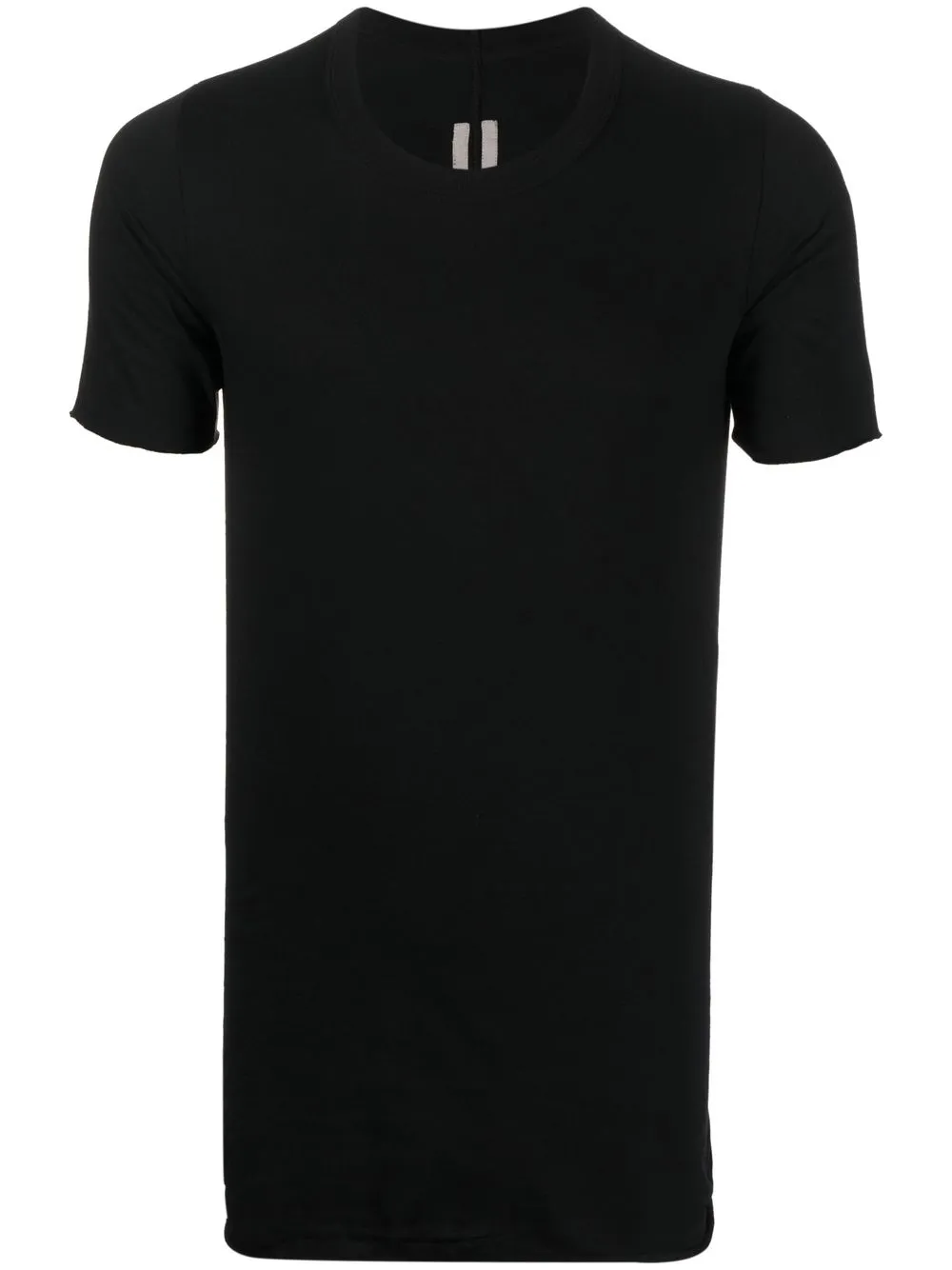 Rick Owens Long-line Style T-shirt In Black