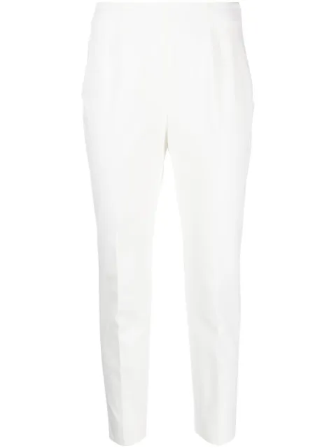 Peserico cropped tapered-leg trousers