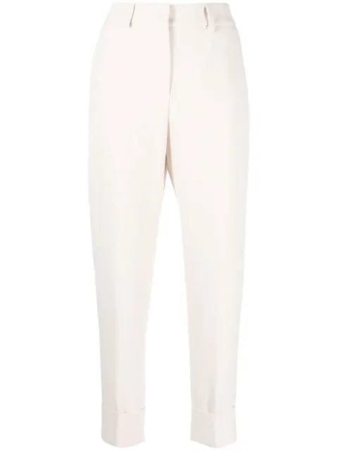 Peserico tapered-leg trousers