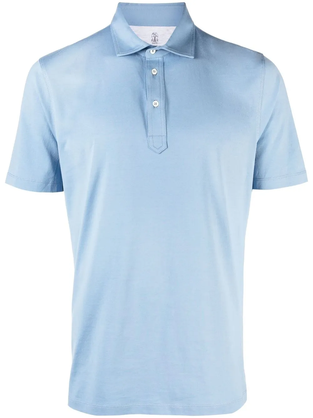 

Brunello Cucinelli playera tipo polo manga corta - Azul