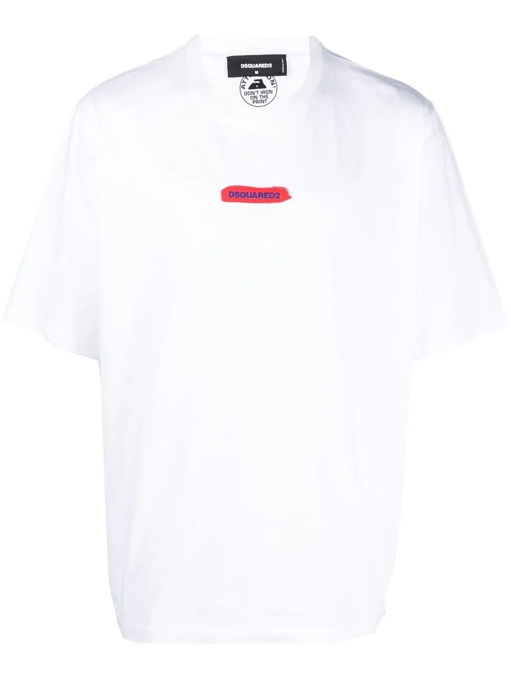 

Dsquared2 logo print cotton T-shirt - White