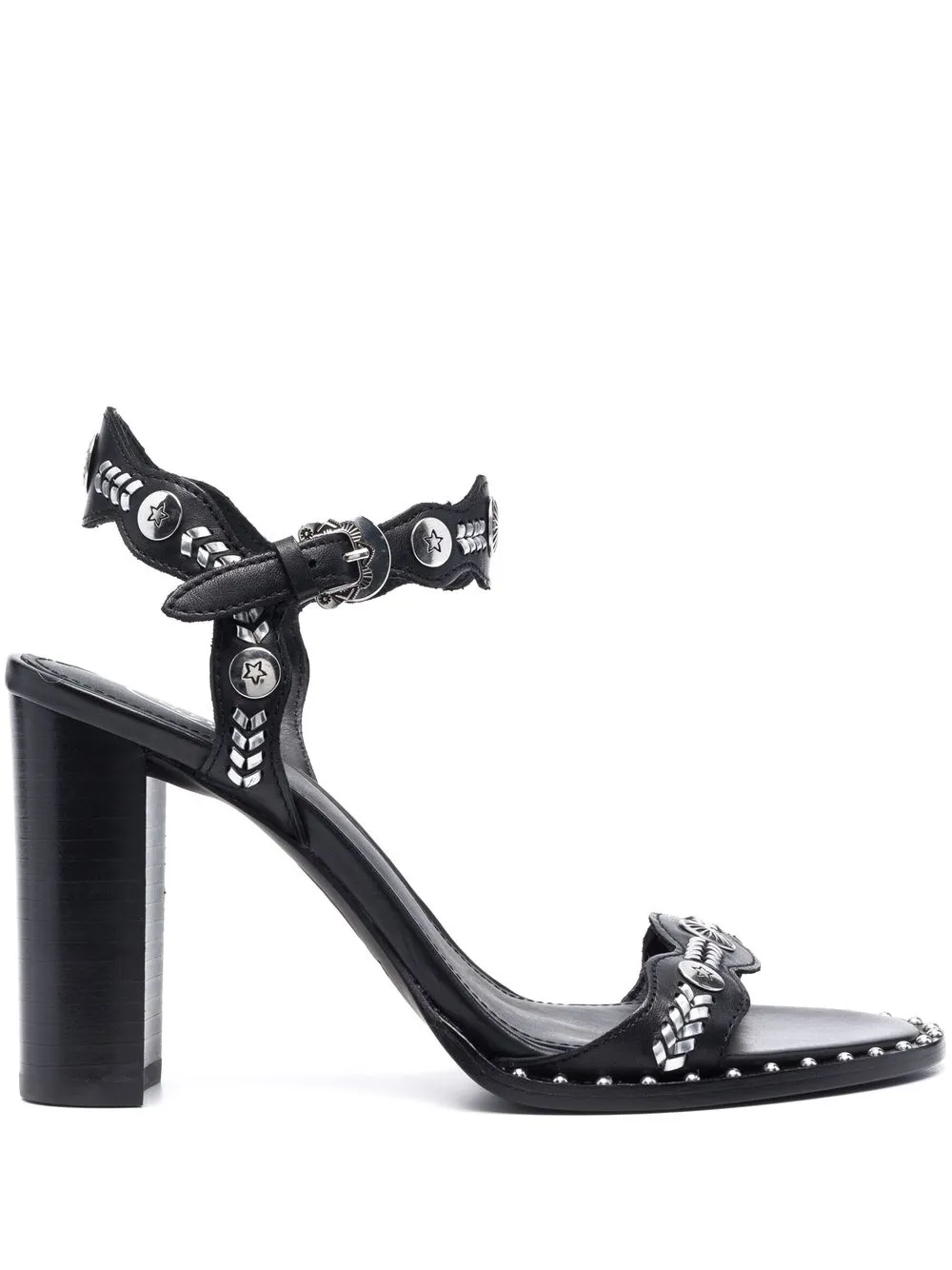 

Ash studded open-toe 110mm sandals - Black