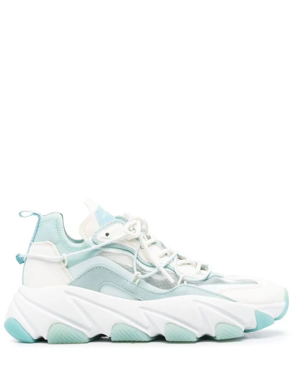 

Ash chunky low-top leather sneakers - Blue