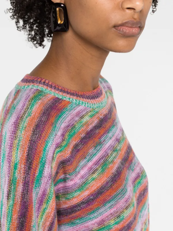 Chloé Striped long-sleeve Jumper - Farfetch