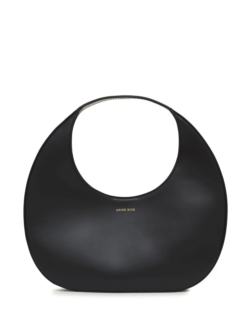 

ANINE BING Luna leather shoulder bag - Black