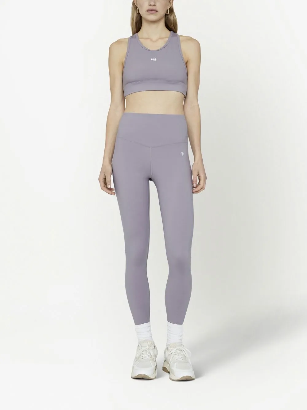 ANINE BING Blake Logo Performance Leggings - Farfetch