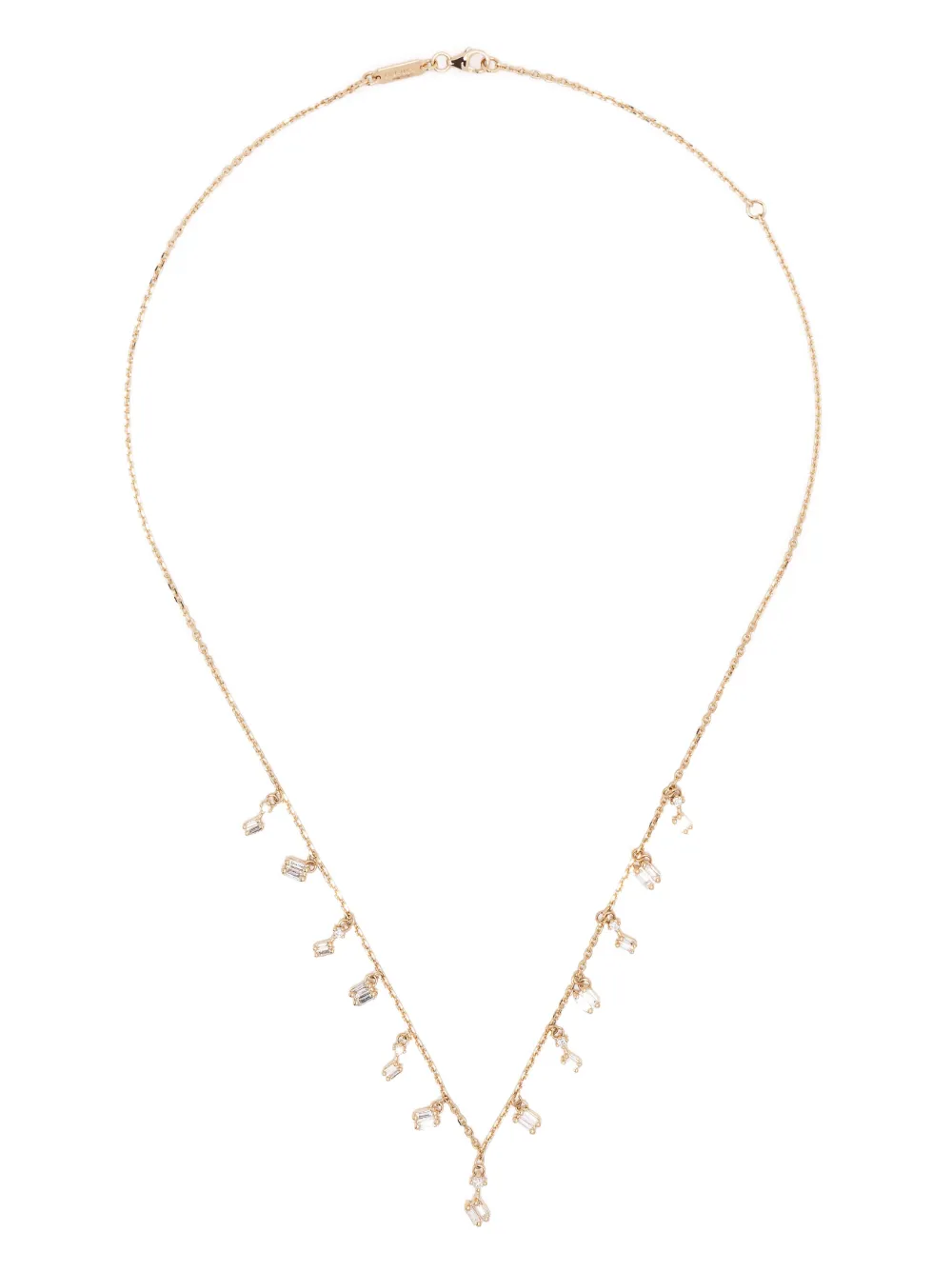 Shop Suzanne Kalan 18kt Yellow Gold Diamond Necklace