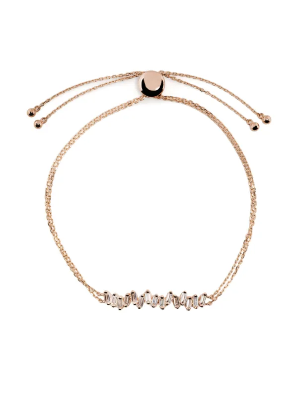 Suzanne Kalan 18kt Rose Gold Willow Diamond Bracelet