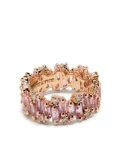 Suzanne Kalan 18kt rose gold sapphire and diamond ring