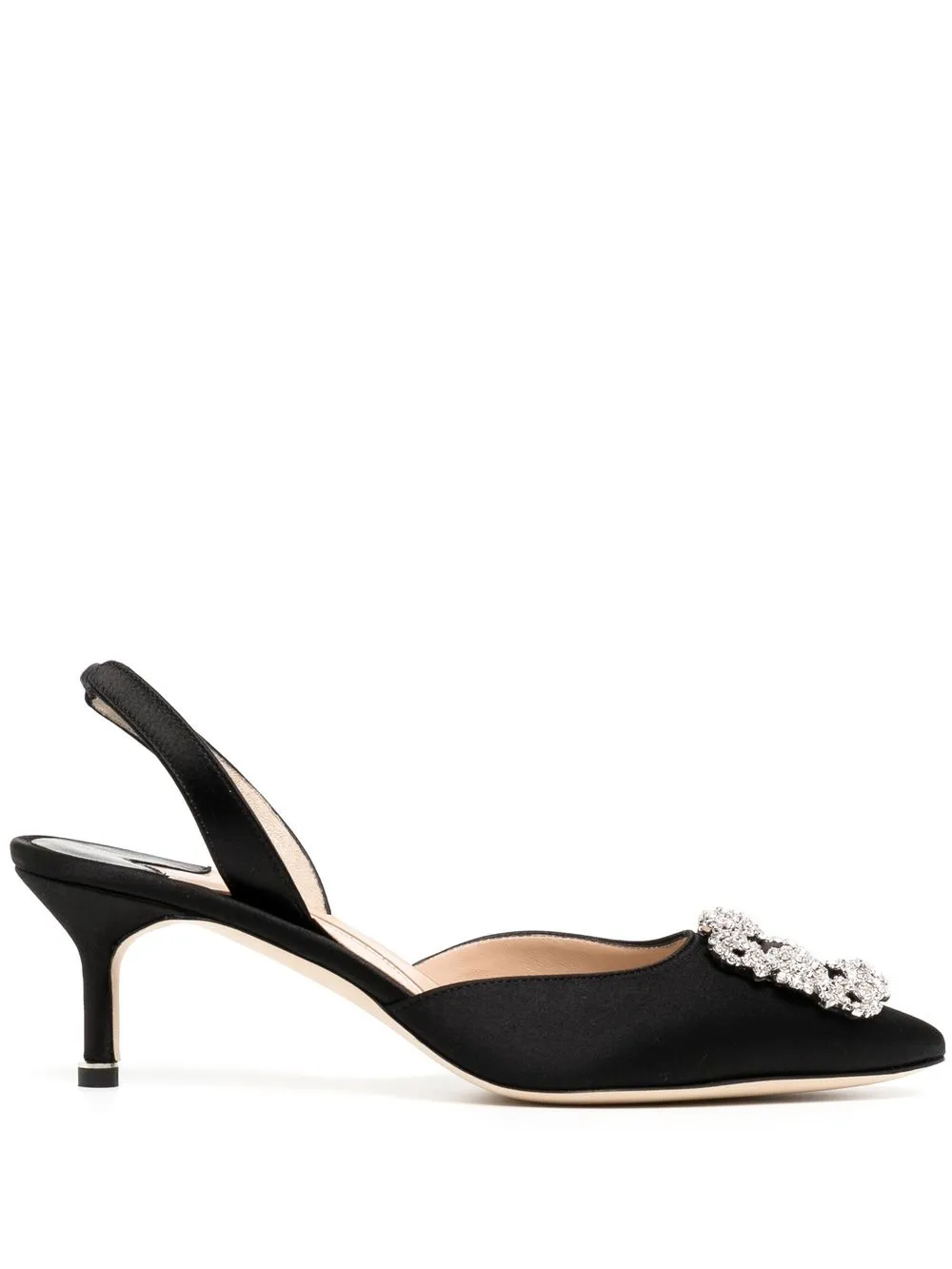 

Manolo Blahnik crystal-embellished 75mm pumps - Black