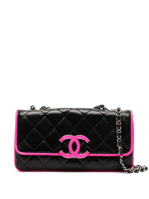 HOT SALE CHANEL 2008 CC diamond-quilted shoulder bag Women