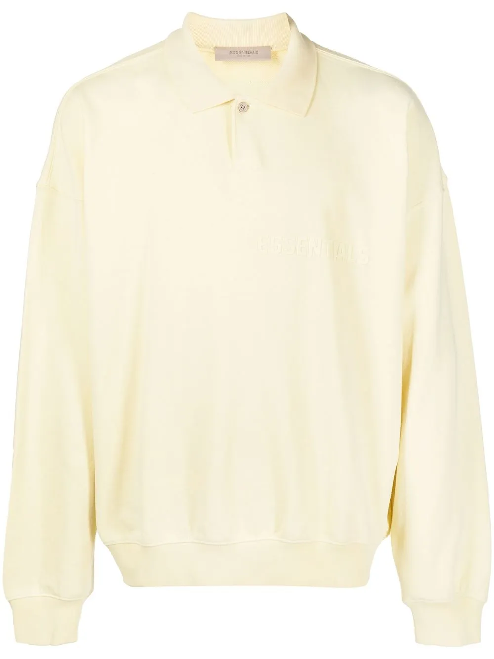 

FEAR OF GOD ESSENTIALS embossed-logo polo shirt - Yellow