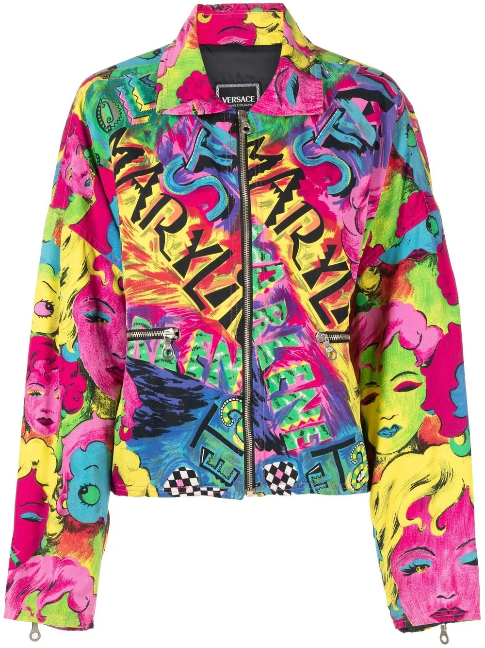 

Versace Pre-Owned 1990-2000s graphic-print jacket - Multicolour