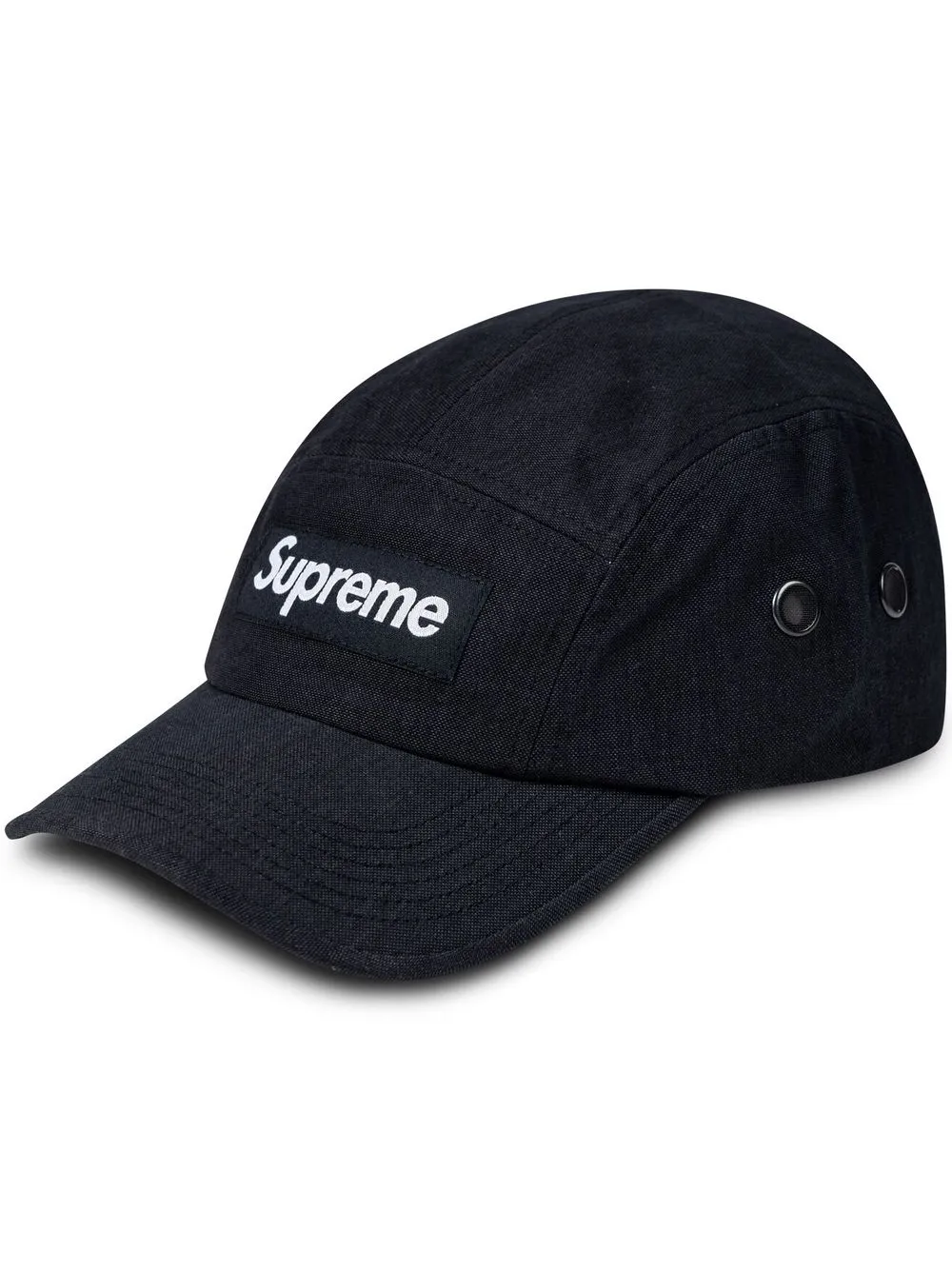 Supreme Box Logo Camp Cap In Black